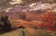 Winslow Homer Autumn in New York mountain painting